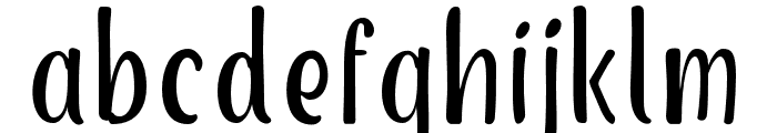TheSalvadorCondensed-Regular Font LOWERCASE