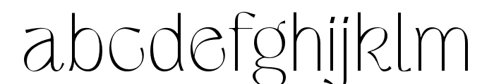 TheSaroja-Regular Font LOWERCASE