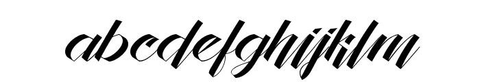 TheShark-Regular Font LOWERCASE