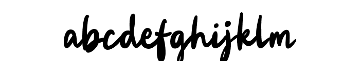 TheSummerPinch Font LOWERCASE