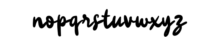 TheSummerPinch Font LOWERCASE