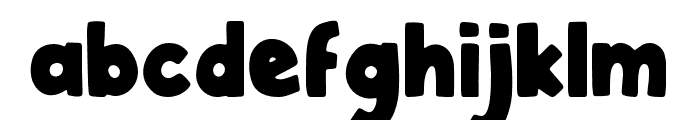 TheTebal-Regular Font LOWERCASE