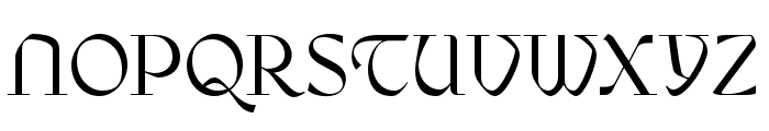 TheVenture-Regular Font UPPERCASE