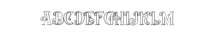 TheVictorianElders-Outline Font UPPERCASE