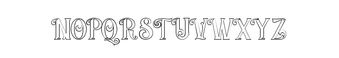 TheVictorianElders-Outline Font UPPERCASE