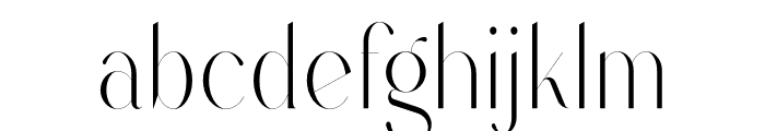 Thea Font LOWERCASE