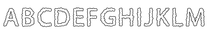Thecloud Font UPPERCASE