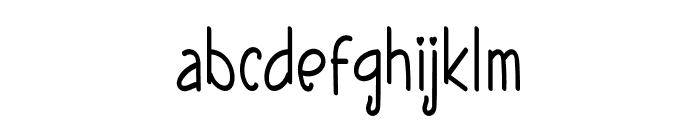 Thelft Font LOWERCASE