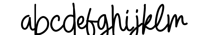 Themy Signature Font LOWERCASE