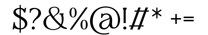Thenaskle Regular Font OTHER CHARS