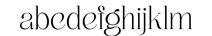 ThenieDawson-Regular Font LOWERCASE