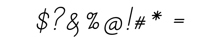 Theodista Decally Italic Font OTHER CHARS