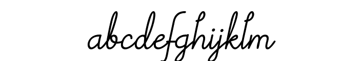 Theodista Decally Italic Font LOWERCASE