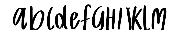 Theodore Font LOWERCASE