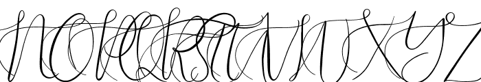 Theodoria Upright Font UPPERCASE