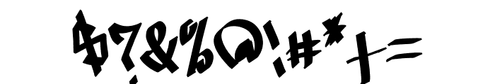 Theory Graffiti Font OTHER CHARS