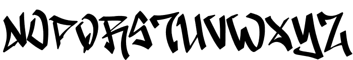 Theory Graffiti Font UPPERCASE
