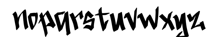 Theory Graffiti Font LOWERCASE
