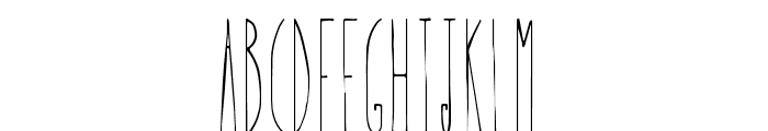 Therevel-Regular Font UPPERCASE