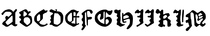 Therhoernen Font UPPERCASE