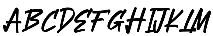 Therhog-Regular Font UPPERCASE