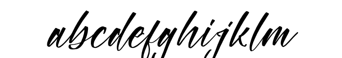 Thertyone Anhasta Italic Font LOWERCASE