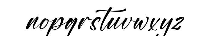 Thertyone Anhasta Italic Font LOWERCASE