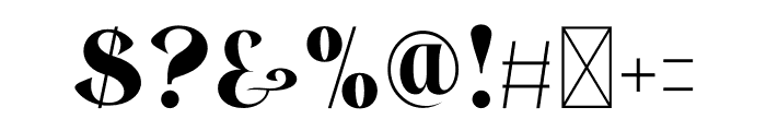These Crosta Font OTHER CHARS