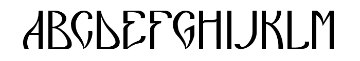 Thesh Font UPPERCASE