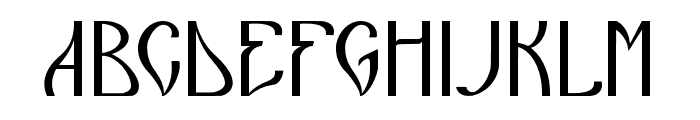 TheshRegular Font UPPERCASE