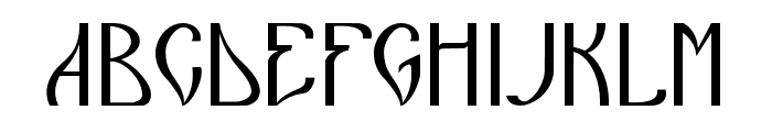 TheshRegular Font LOWERCASE