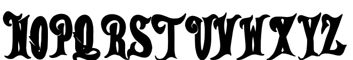 Thetian Font UPPERCASE
