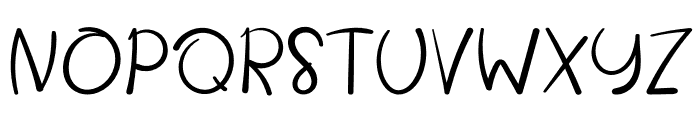 Thetis Font UPPERCASE