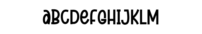 Thick And Thin Font LOWERCASE