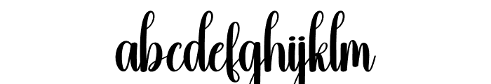 Thick Blanket Font LOWERCASE