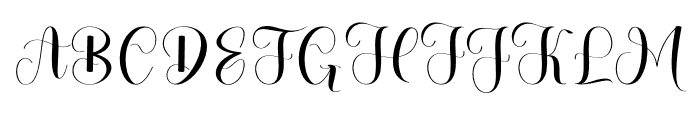 Thick Boho Font UPPERCASE