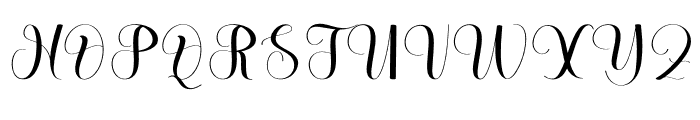 Thick Boho Font UPPERCASE