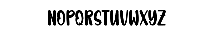 Thick Charming Font LOWERCASE