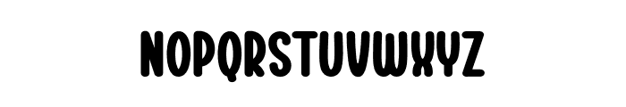 Thick Design Font LOWERCASE