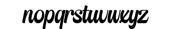 Thick Dream Font LOWERCASE