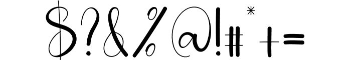 Thick Dreamy Font OTHER CHARS