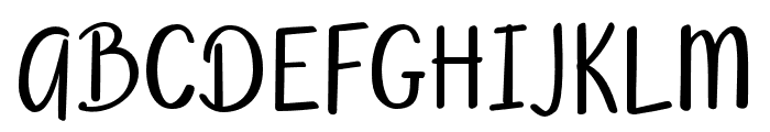 Thick Felt Pen Regular Font UPPERCASE