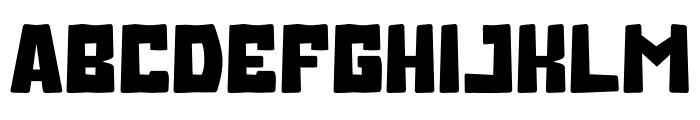Thick Gazone Font UPPERCASE