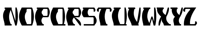 Thick Groovy Font LOWERCASE