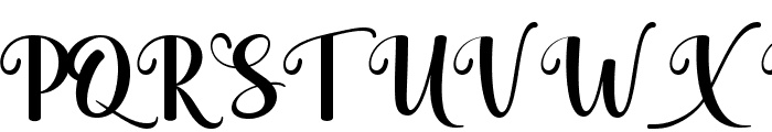 Thick Honey Regular Font UPPERCASE