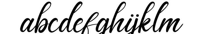 Thick Honey Font LOWERCASE