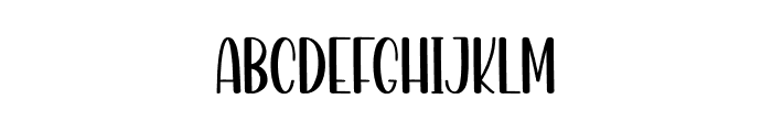 Thick Jacket Font LOWERCASE