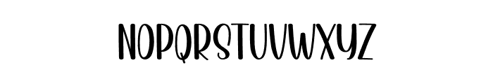 Thick Jacket Font LOWERCASE