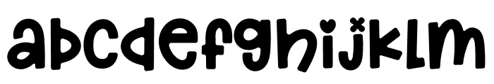 Thick Jungle Font LOWERCASE