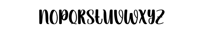 Thick Line Font LOWERCASE